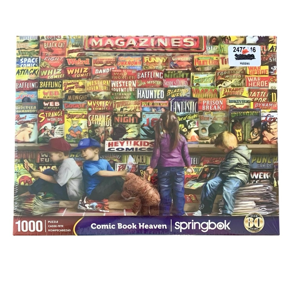 Springbok: Comic Book Heaven 1000 Piece Puzzle NEW